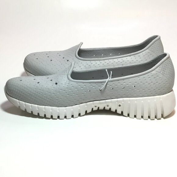Skechers Womens Foamies Slip On Shoes Grey Size 7 Lightweight Casual Washable - Picture 4 of 8